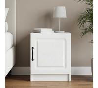 VidaXL Bedside Cabinet White 43 X 34.5 X 47 Cm Engineered Wood