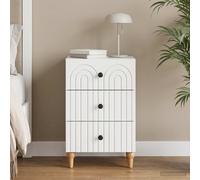 VidaXL Bedside Cabinet White 43x 41 X 66.5 Cm Engineered Wood