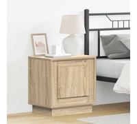 vidaXL Bedside Cabinet with 2 pcs Sonoma oak 44 x 34.5 x 45 cm