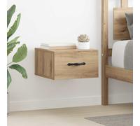 vidaXL Bedside Cabinet with Drawer 2 pcs Artisan oak 35 x 35 x 20 cm