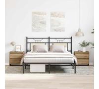 Bedside Cabinet Engineered Wood Artisan Oak 45x34x44.5cm 2 Drawer Compact Slim.