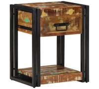 vidaXL Bedside Cabinet with Drawer 2 pcs Multicolour 40 x 35 x 50 cm