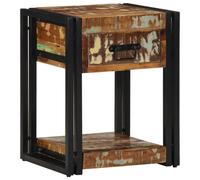 vidaXL Bedside Cabinet with Drawer Multicolour 40 x 35 x 50 cm