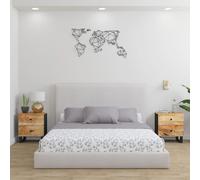 vidaXL Bedside Cabinets 2 pcs 40x33x46 cm Solid Wood Mango