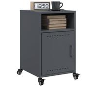 vidaXL Bedside Cabinets 2 pcs Anthracite 36x39x59 cm Steel