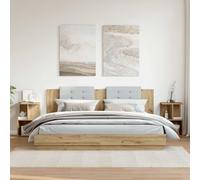 vidaXL Bedside Cabinets 2 pcs Artisan Oak 35x35x55 cm Engineered Wood