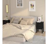 vidaXL Bedside Cabinets 2 pcs Black 40x35x61.5 cm Solid Wood Pine, Black