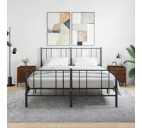 vidaXL Bedside Cabinets 2 pcs Brown Oak 40x35x47.5 cm Engineered Wood