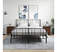 vidaXL Bedside Cabinets 2 pcs Brown Oak 40x35x50 cm Engineered Wood