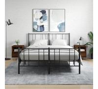 vidaXL Bedside Cabinets 2 pcs Brown Oak 40x35x50 cm Engineered Wood