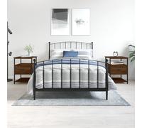 Bedside Cabinets Side Table Nightstand Bedside Table Engineered Wood vidaXL