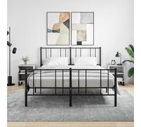 vidaXL Bedside Cabinets 2 pcs Concrete Grey 40x30x50 cm Engineered Wood