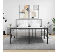 vidaXL Bedside Cabinets 2 pcs Concrete Grey 40x35x47.5 cm Engineered Wood