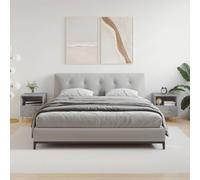 Bedside Cabinets Nightstand Bedside Table Bed Cabinet Engineered Wood vidaXL