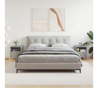 vidaXL Bedside Cabinets 2 pcs Concrete Grey 40x35x47.5 cm Engineered Wood