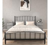vidaXL Bedside Cabinets 2 pcs Concrete Grey 40x35x70 cm