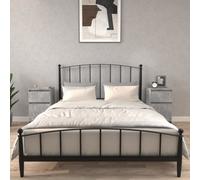 Vidaxl Bedside Cabinets 2 Pcs Concrete Grey 40X35X70 Cm