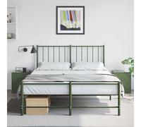 vidaXL Bedside Cabinets 2 pcs Green 34.5x39x44 cm Steel