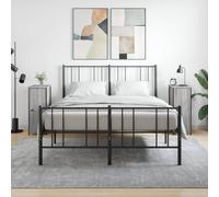 Durable Industrial Bedside Cabinets 2 Pieces Side Tables Multi Colors vidaXL