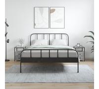 Vidaxl Bedside Cabinets 2 Pcs Grey Sonoma 34X35.5X50 Cm Engineered Wood, Grey