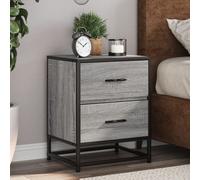 vidaXL Bedside Cabinets 2 pcs Grey Sonoma 40x31x50 cm Engineered Wood