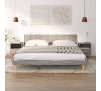 vidaXL Bedside Cabinets 2 pcs Grey Sonoma 40x35x47 cm