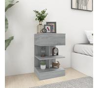 vidaXL Bedside Cabinets 2 pcs Grey Sonoma 40x35x65 cm Engineered Wood