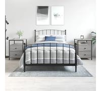 Vidaxl Bedside Cabinets 2 Pcs Grey Sonoma 44X45X60 Cm Engineered Wood, Grey