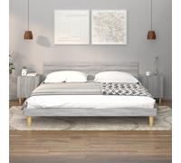 vidaXL Bedside Cabinets 2 pcs Grey Sonoma Engineered Wood