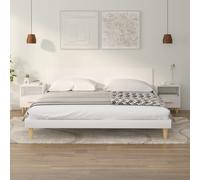 1/2x Bedside Cabinet Drawer Cabinet Home Telephone Stand Multi Colours vidaXL