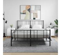 vidaXL Bedside Cabinets 2 pcs High Gloss White 40x40x50 cm Engineered Wood