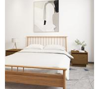 Vidaxl Bedside Cabinets 2 Pcs Honey Brown 35X34X32 Cm Solid Wood Pine, Brown