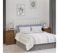 vidaXL Bedside Cabinets 2 pcs Honey Brown 40x35x61.5 cm Solid Wood Pine