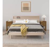 vidaXL Bedside Cabinets 2 pcs Honey Brown 40x35x61.5cm Solid Wood Pine