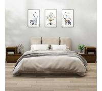 (honey brown, 2) vidaXL 1/2x Solid Wood Pine Bedside Cabinet Indoor Nightstand Multi Colours