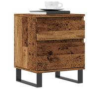 vidaXL Bedside Cabinets 2 pcs Old Wood 40x35x50 cm Engineered Wood