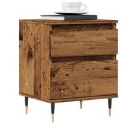 vidaXL Bedside Cabinets 2 pcs Old Wood 40x35x50 cm Engineered Wood