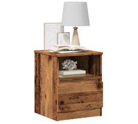 vidaXL Bedside Cabinets 2 pcs Old Wood 40x40x50 cm Engineered Wood