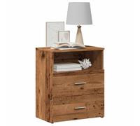 vidaXL Bedside Cabinets 2 pcs Old Wood 50x32x60cm Engineered Wood