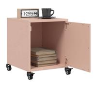 vidaXL Bedside Cabinets 2 pcs Pink 36x39x43.5 cm Steel