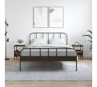 vidaXL Bedside Cabinets 2 pcs Smoked Oak 34x36x50 cm Engineered Wood