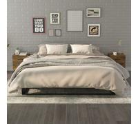 vidaXL Bedside Cabinets 2 pcs Smoked Oak 40x35x47.5 cm