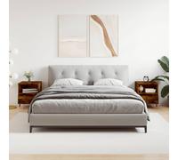 Bedside Cabinets Nightstand Side Table Bed Cabinet Engineered Wood vidaXL