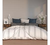 vidaXL Bedside Cabinets 2 pcs Smoked Oak 40x40x56 cm Engineered Wood