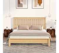 vidaXL Bedside Cabinets 2 pcs Smoked Oak 44x35x45 cm Engineered Wood