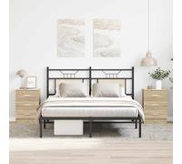 vidaXL Bedside Cabinets 2 pcs Sonoma Oak 38x35x56 cm Engineered Wood