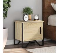 vidaXL Bedside Cabinets 2 pcs Sonoma Oak 40x30x40 cm Engineered Wood