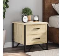 Bedside Cabinet Nightstand Bed Side Table Bed Cabinet Engineered Wood vidaXL