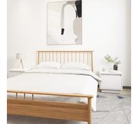 vidaXL Bedside Cabinets 2 pcs White 35x34x32 cm Solid Wood Pine