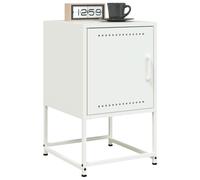 Bedside Cabinet Nightstand Bedroom Bed Cabinet Bed Side Table Steel vidaXL